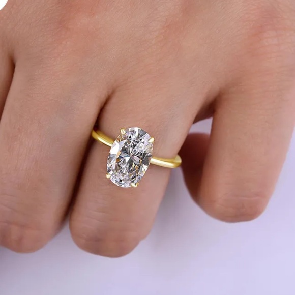 Jewelry - 3ct sona simulated diamond in size 7